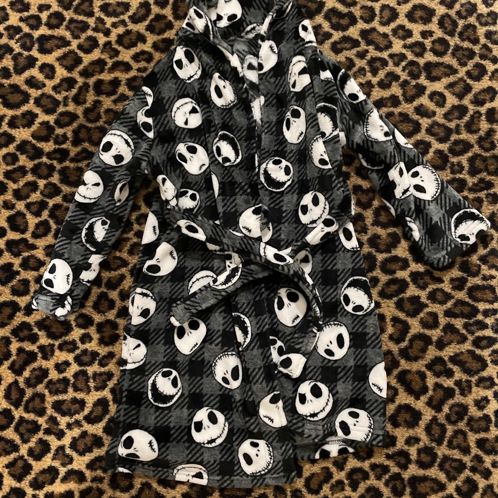 jack skellington boys robe 6/7